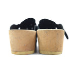 Sac exclusive sabot Swedish clog sandals 23cm navy leather