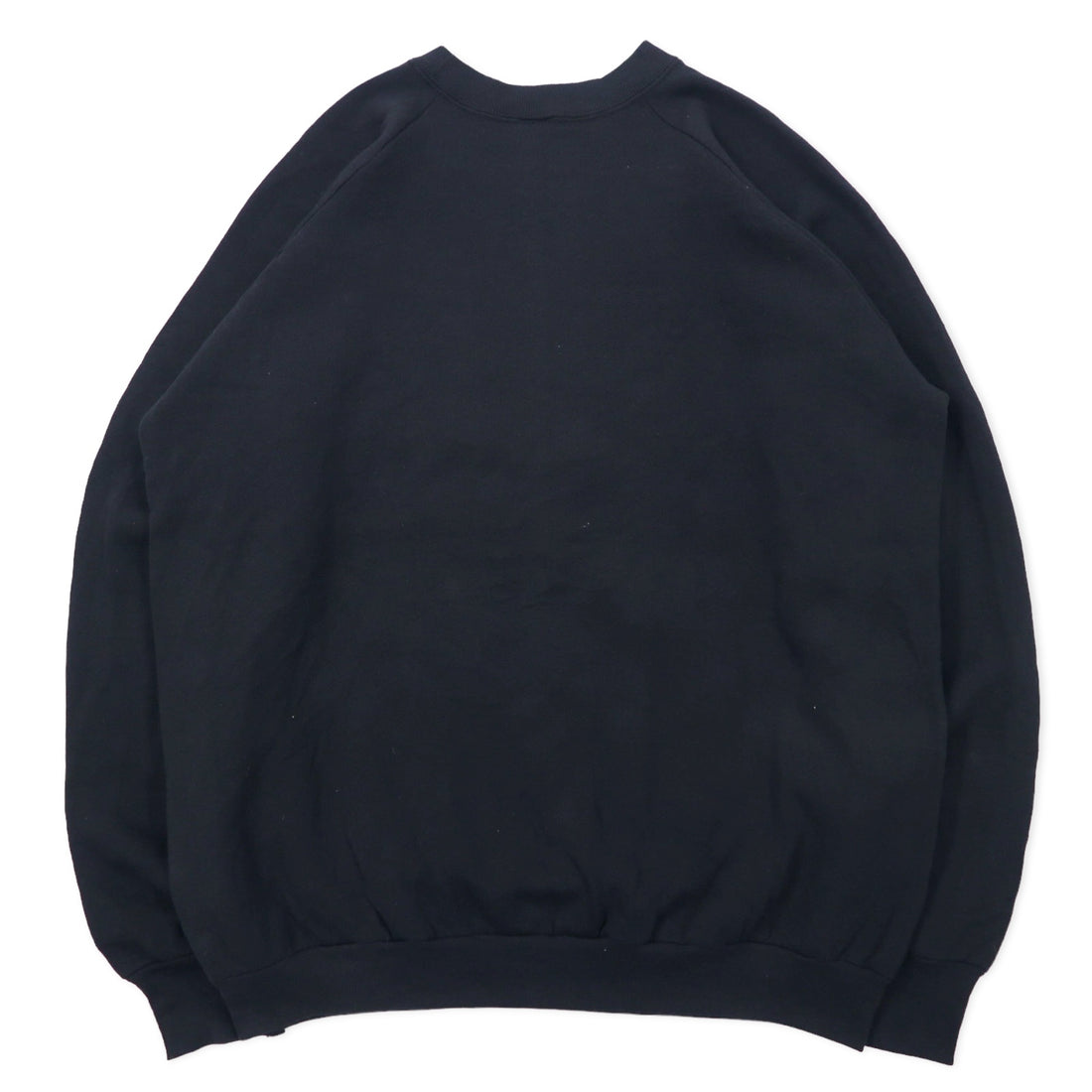 FRUIT OF THE LOOM USA made 90s printed sweatshirt XL black cotton fleece lining St. Maarten