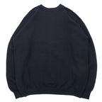FRUIT OF THE LOOM USA made 90s printed sweatshirt XL black cotton fleece lining St. Maarten