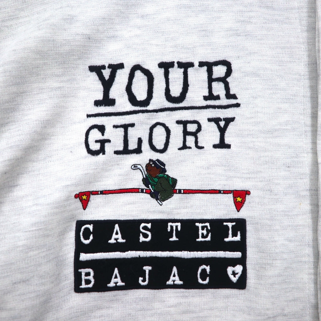 Castelbajac sport 90s Polynosic shirt XL grey cotton YOUR GLORY made in Japan