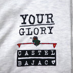 Castelbajac sport 90s Polynosic shirt XL grey cotton YOUR GLORY made in Japan