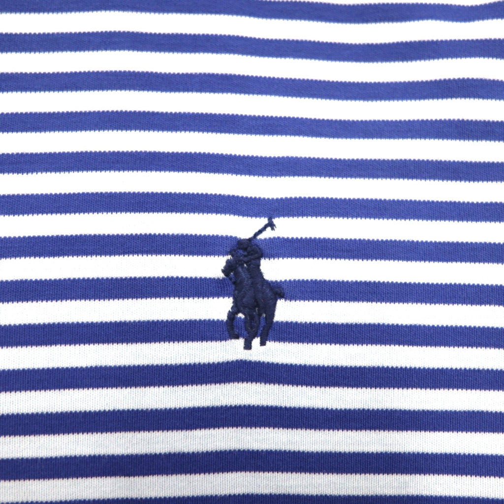 POLO RALPH LAUREN Classic Fit Striped Polo Shirt XL Blue Cotton Small Pony Embroidery