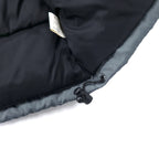 LIVING ISLAND Stand Collar Insulated Vest L Grey Polyester