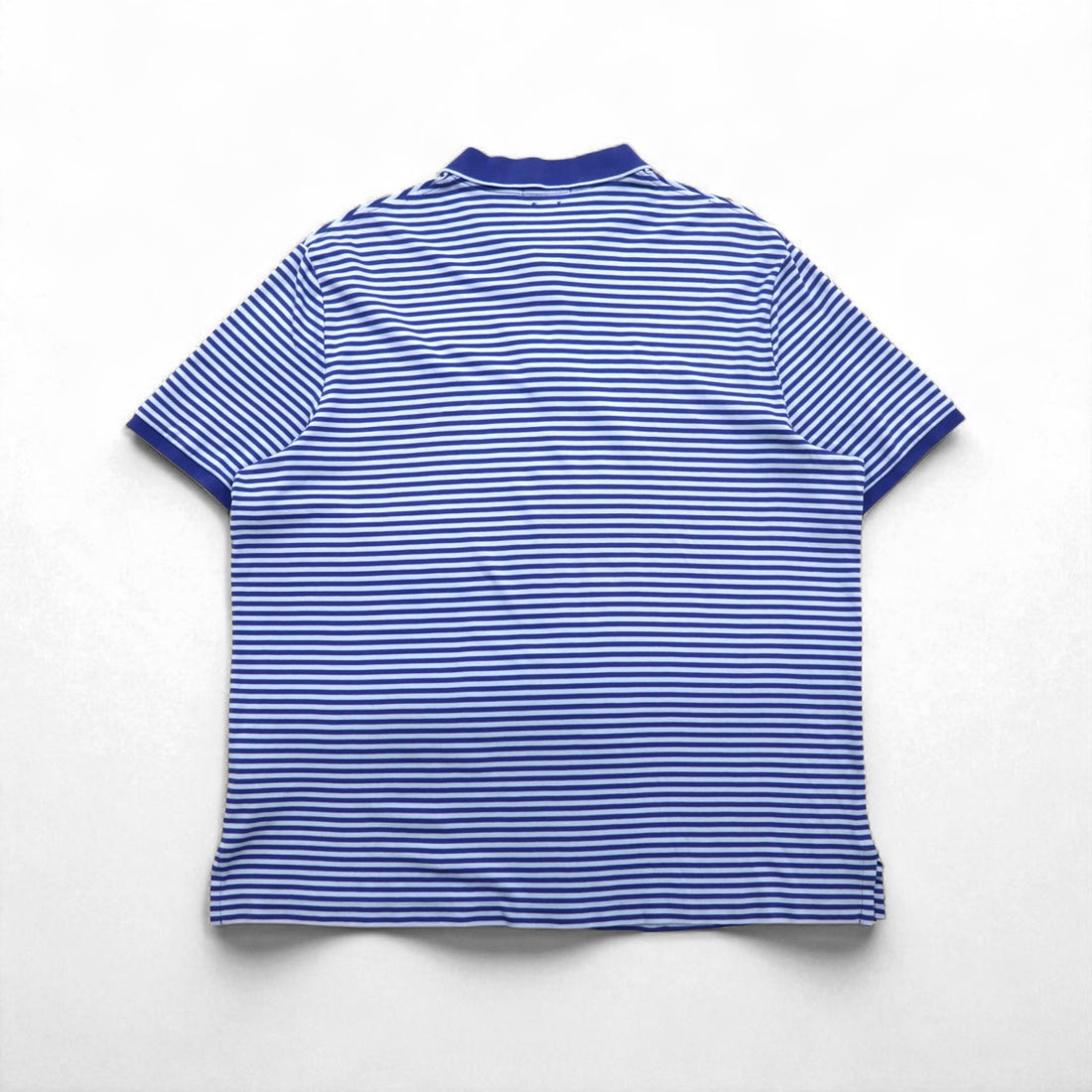 POLO RALPH LAUREN Classic Fit Striped Polo Shirt XL Blue Cotton Small Pony Embroidery