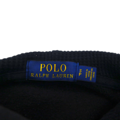 Polo Ralph Lauren Polo Bear Pullover Hoodie, Size Small, Black, One-Point Embroidery, Front Pocket