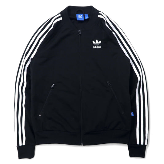 adidas originals スーパースター トラックジャケット ジャージ ATP型 L ブラック ポリエステル トレフォイルロゴ バックプリント SST TT BK5931