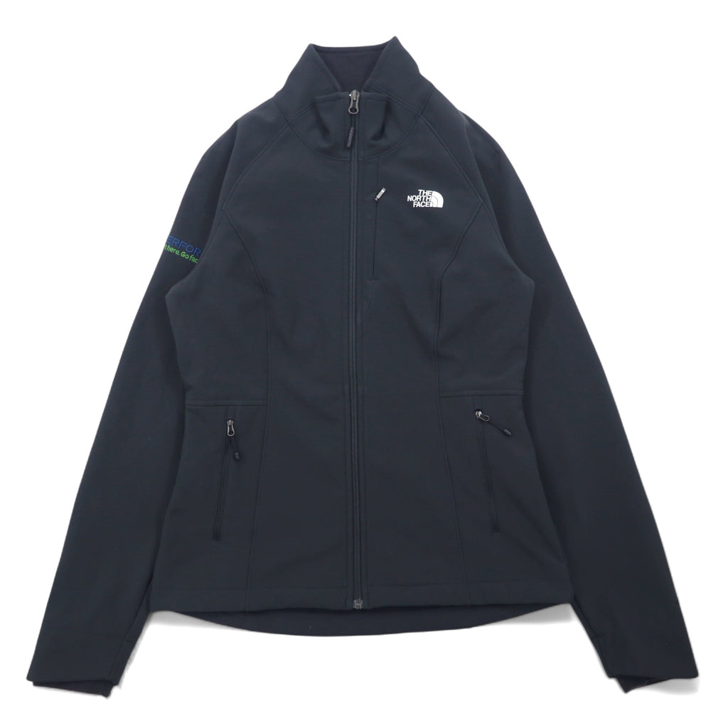 日本然リトテ-古着オンライン-THE NORTH FACE エイペックス ソフトシェルジャケット S グレー WINDWALL フリースライナー Apex Barrier Soft Shell Jacket NF0A3LGU-THE NORTH FACE Apex Soft Shell Jacket S Gray WINDWALL fleece liner Apex Barrier Soft Shell Jacket NF0A3LGU