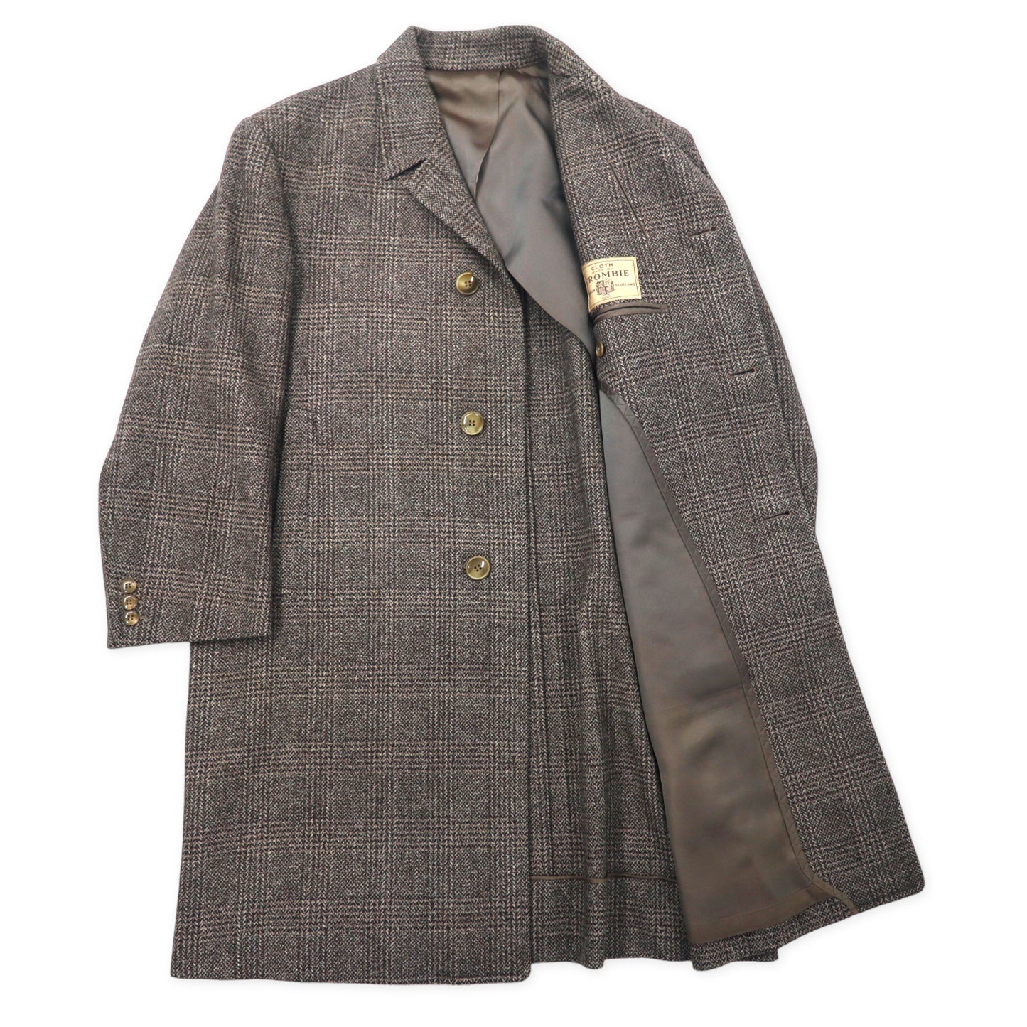 VINTAGE BRITISH TWEED OVER COAT 60年代チェスターコート