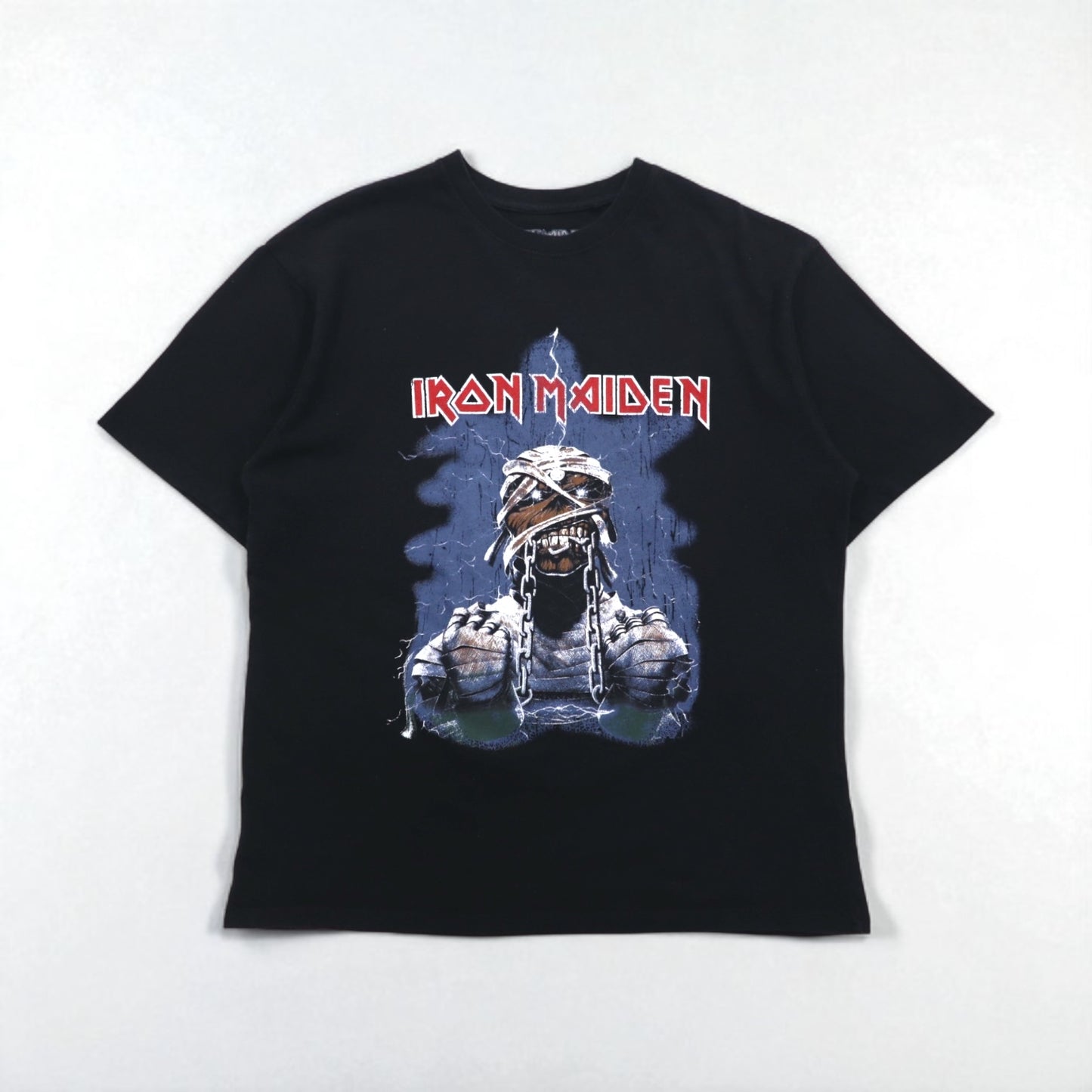 IRON MAIDEN アイアンメイデン WORLD SLAVERN TOUR 1984-85 ツアー ロック バンドTシャツ M ブラック 両面プリント PULL&BEAR トルコ製