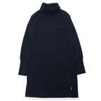 日本然リトテ-古着オンライン-MERRELL タートルネック スウェット ワンピース S ブラック コットン French Terry Dress Cowl Neck Long Sleeve Pockets JWF25772-MERRELL Turtleneck Sweatshirt Dress S Black Cotton French Terry Dress Cowl Neck Long Sleeve Pockets JWF25772
