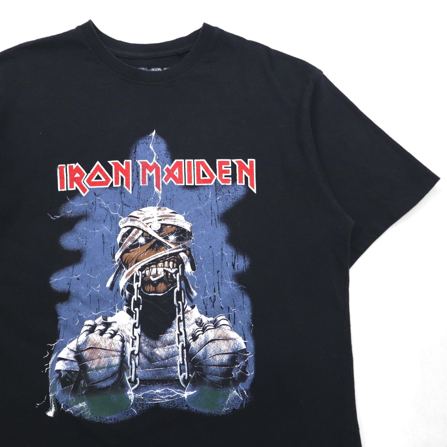 IRON MAIDEN アイアンメイデン WORLD SLAVERN TOUR 1984-85 ツアー ロック バンドTシャツ M ブラック 両面プリント PULL&BEAR トルコ製