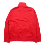 adidas Descente 80s Track Jacket Jersey XL Red Polyester Trefoil Logo Embroidered