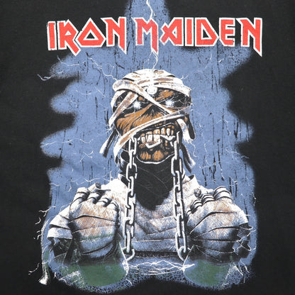 IRON MAIDEN アイアンメイデン WORLD SLAVERN TOUR 1984-85 ツアー ロック バンドTシャツ M ブラック 両面プリント PULL&BEAR トルコ製