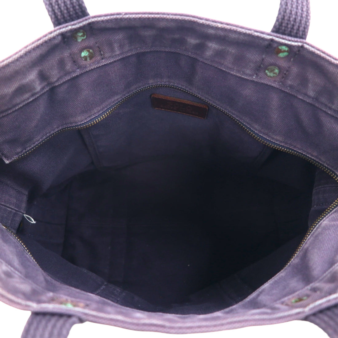 Polo Ralph Lauren Navy Canvas Tote Bag with Vintage Pony Embroidery