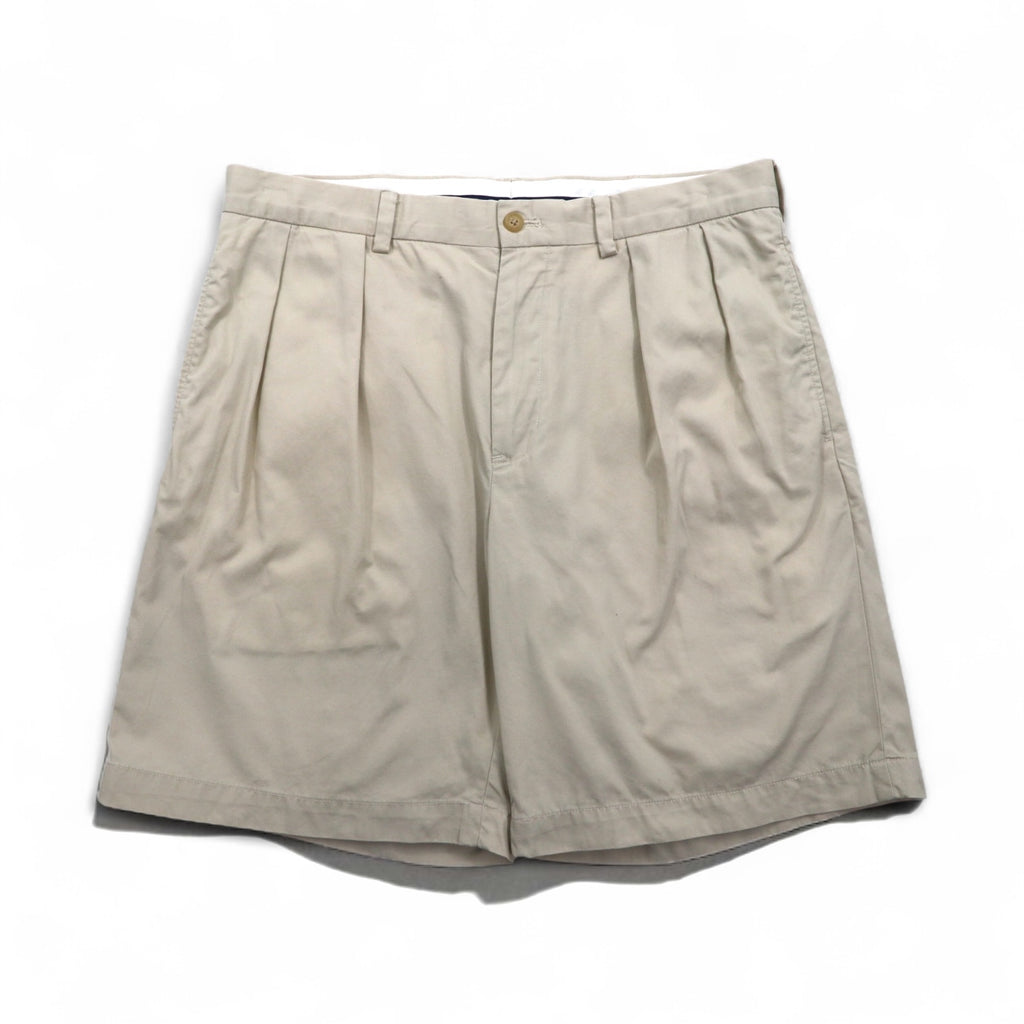 POLO GOLF RALPH LAUREN 90年代 ポロチノ 2タック チノ ショートパンツ ハーフパンツ L ベージュ コットン