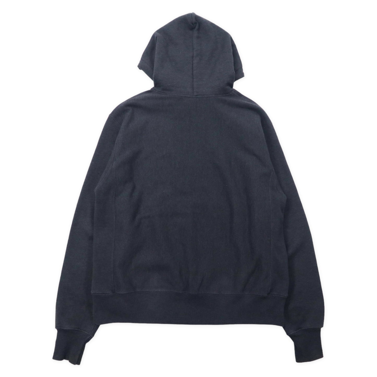 Champion ビッグサイズ リバースウィーブパーカー M グレー コットン 裏起毛 単色タグ US規格 REVERSE WEAVE ホンジュラス製