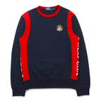 Polo by Ralph Lauren クルーネック スウェット XS ネイビー レッド コットン バックプリント