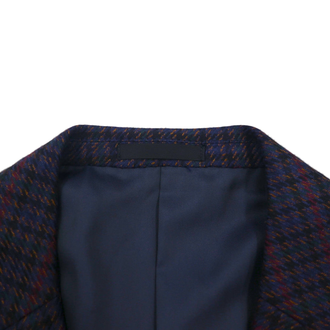 BURBERRY Silk Blend Tailored Jacket, Size M, Check, PRESTIGE COLLECTION, Made in Japan