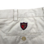 POLO GOLF RALPH LAUREN 90年代 ポロチノ 2タック チノ ショートパンツ ハーフパンツ L ベージュ コットン