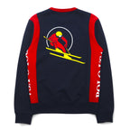 Polo by Ralph Lauren クルーネック スウェット XS ネイビー レッド コットン バックプリント