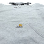 Carhartt Midweight Pullover Hoodie, XL, Gray, Kangaroo Pocket, Bolo, K121