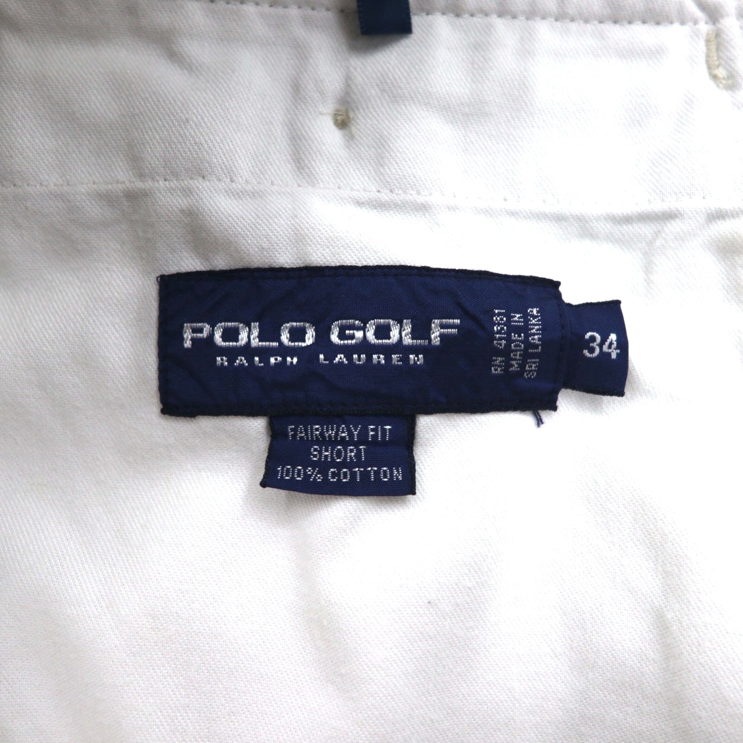 POLO GOLF RALPH LAUREN 90年代 ポロチノ 2タック チノ ショートパンツ ハーフパンツ L ベージュ コットン