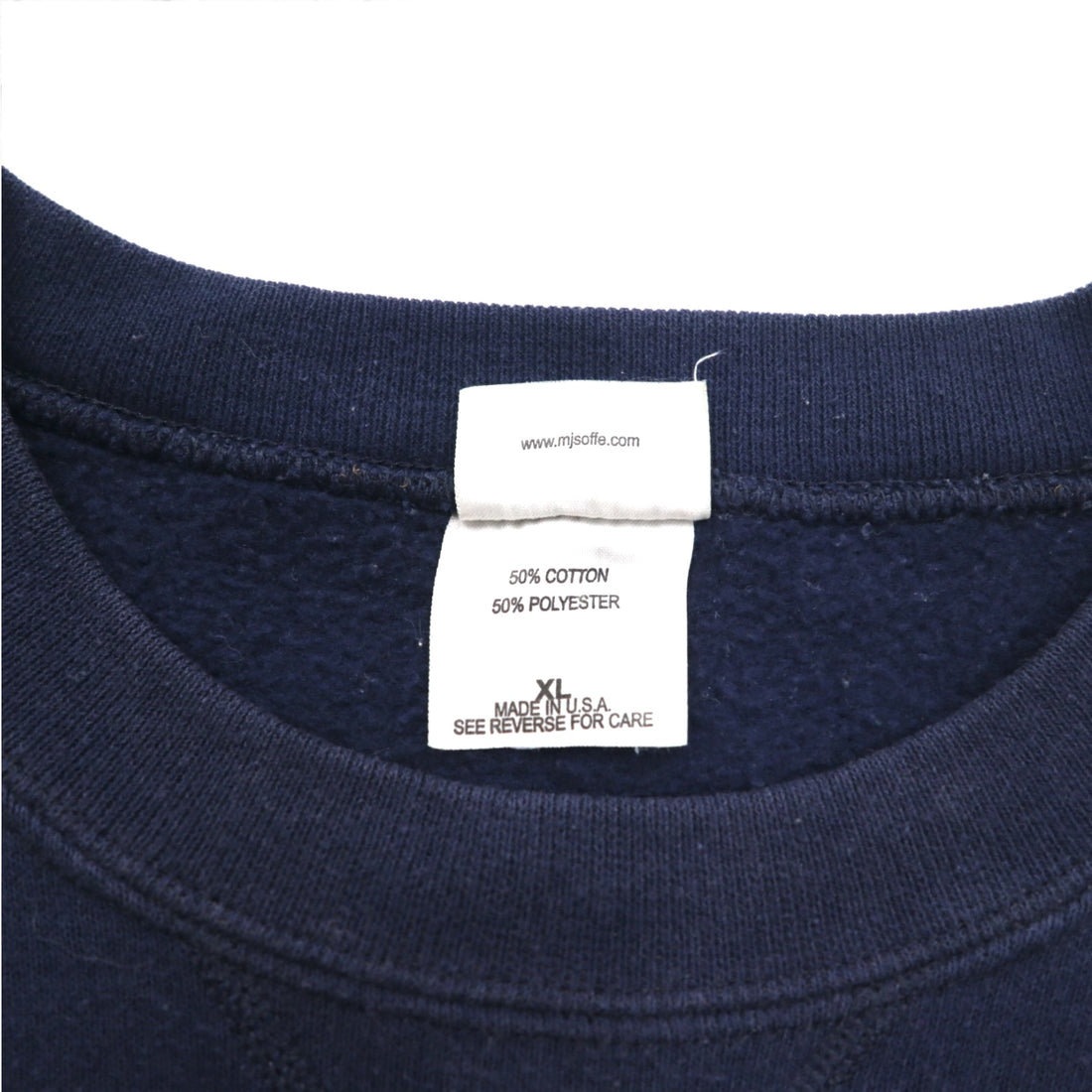 Vintage 90s USA Made US NAVY Sweatshirt SOFFE Sweatshirt XL Navy Double-sided Print Military