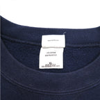Vintage 90s USA Made US NAVY Sweatshirt SOFFE Sweatshirt XL Navy Double-sided Print Military