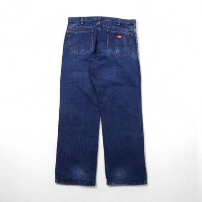 Dickies デニムパンツ ジーンズ L インディゴ ジッパーフライ 9393RNB