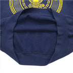 Vintage 90s USA Made US NAVY Sweatshirt SOFFE Sweatshirt XL Navy Double-sided Print Military