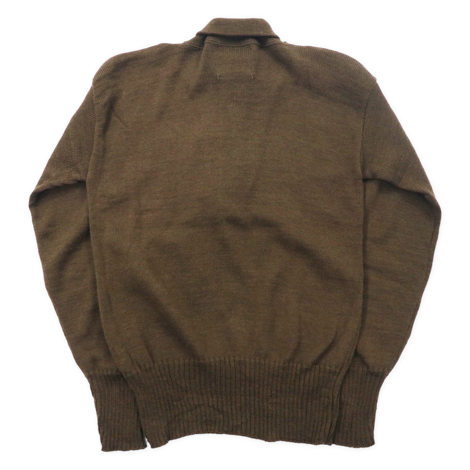 US ARMY 90's 5 button High-neck sweater Globic sweater knit M 