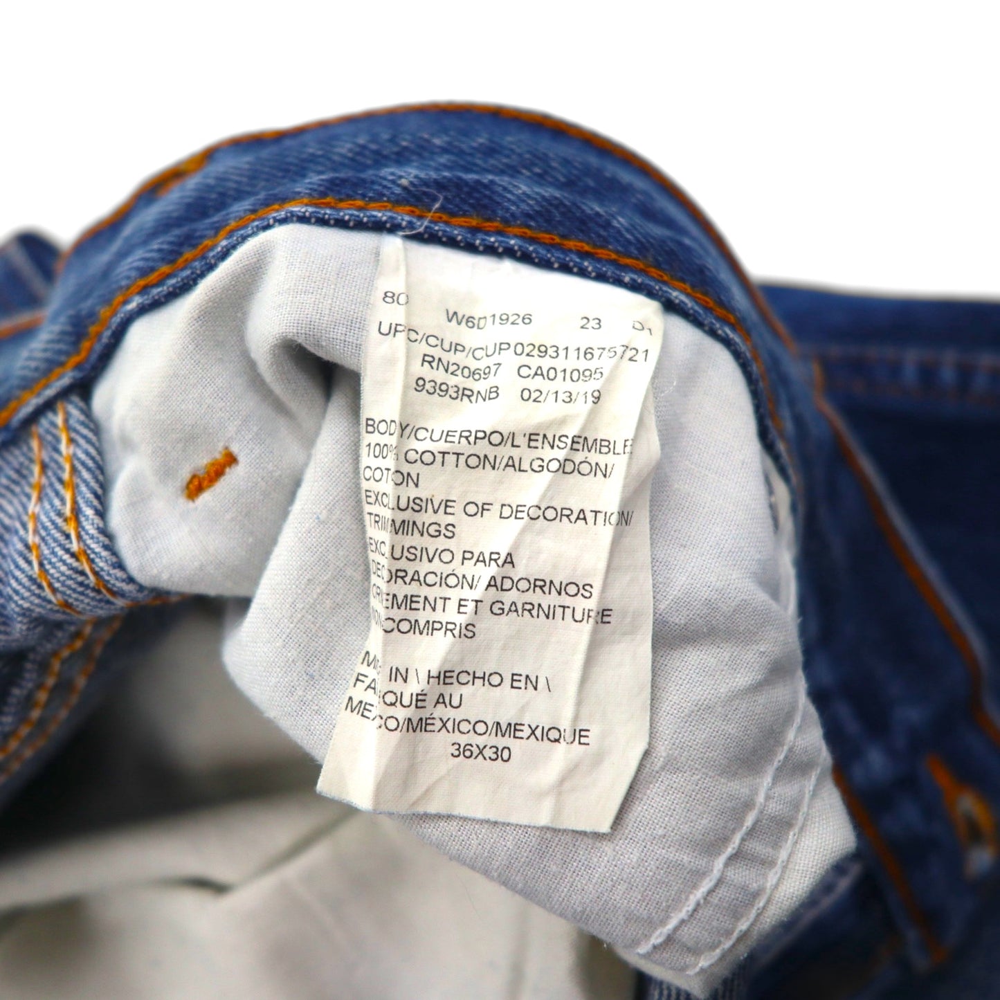 Dickies デニムパンツ ジーンズ L インディゴ ジッパーフライ 9393RNB