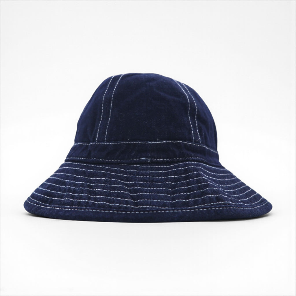 US ARMY M37 Military Denim Fatigue Hat Bucket Hat 60cm Indigo Blue Replica 55410-2 YMCL KY Unused