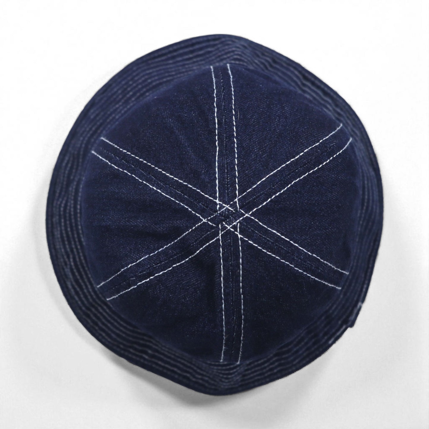 US ARMY 米軍 M37 ミリタリー デニム ファティーグハット バケットハット 60cm インディゴ ブルー レプリカ 55410-2 YMCL KY 未使用品