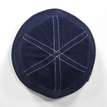 US ARMY 米軍 M37 ミリタリー デニム ファティーグハット バケットハット 60cm インディゴ ブルー レプリカ 55410-2 YMCL KY 未使用品