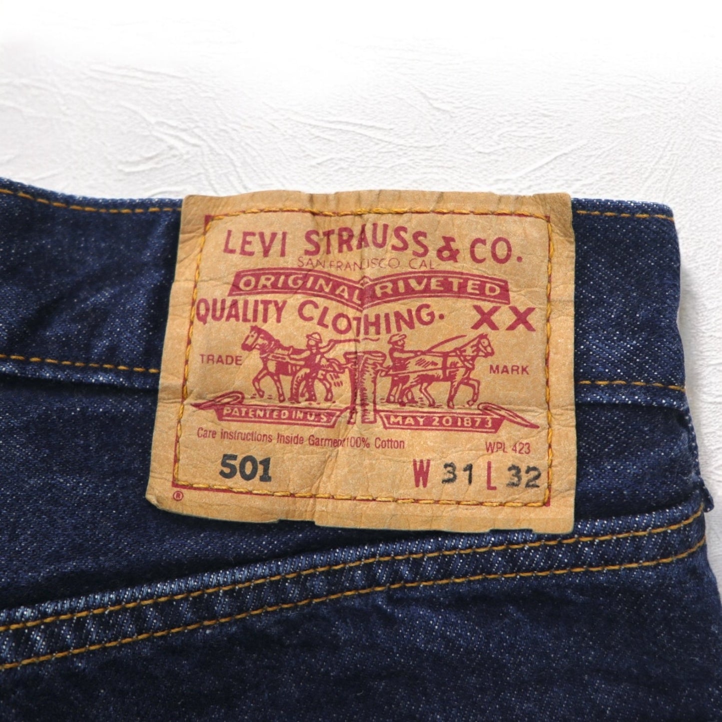 Levi's 90年代 ユーロリーバイス 501 デニムパンツ M インディゴ ブルー ボタンフライ 501-0101 トルコ製