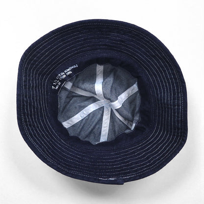 US ARMY 米軍 M37 ミリタリー デニム ファティーグハット バケットハット 60cm インディゴ ブルー レプリカ 55410-2 YMCL KY 未使用品