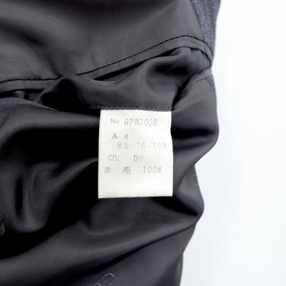 Christian Dior MONSIEUR 2Bテーラードジャケット S グレー ストライプ ウール オールド 日本製