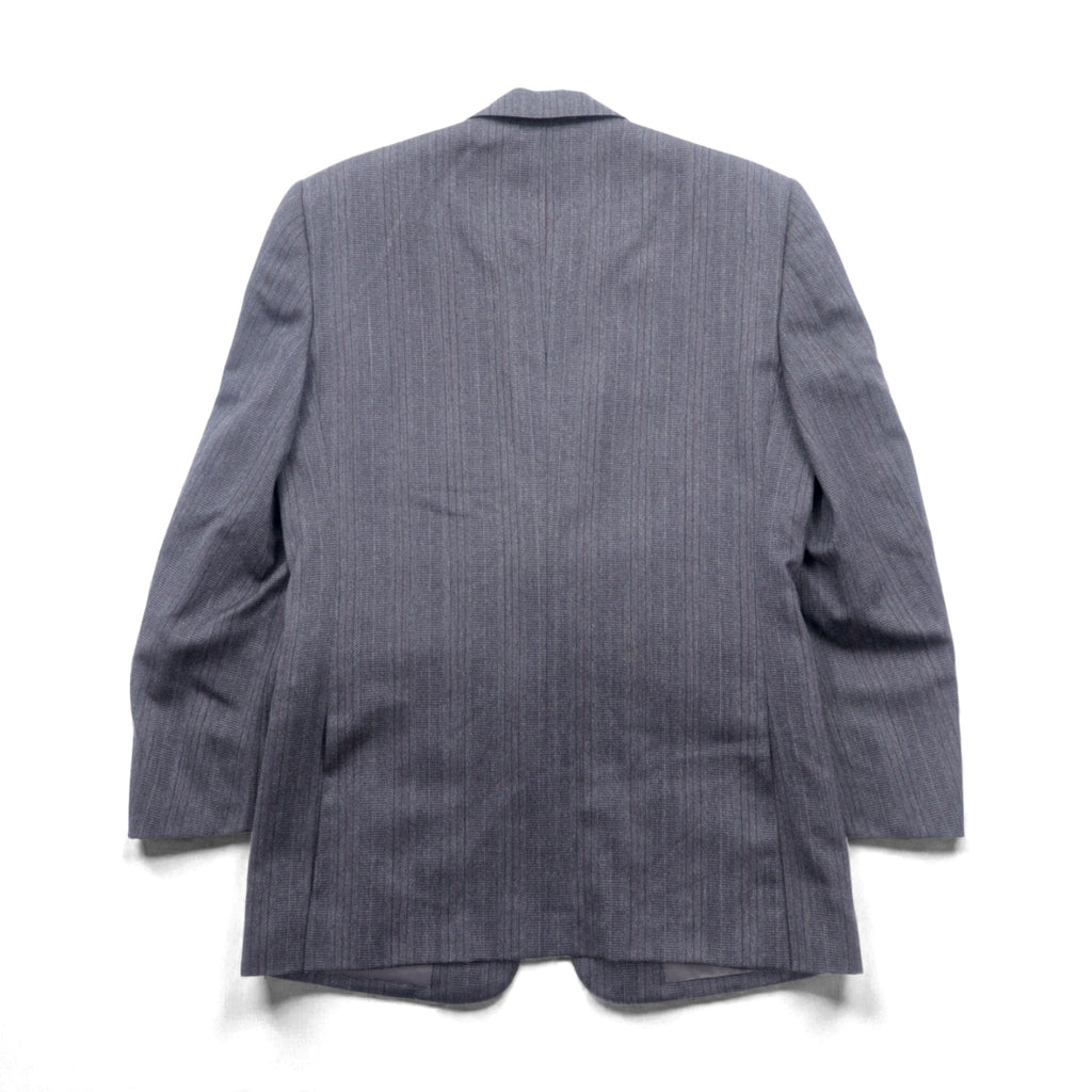 Christian Dior MONSIEUR 2Bテーラードジャケット S グレー ストライプ ウール オールド 日本製