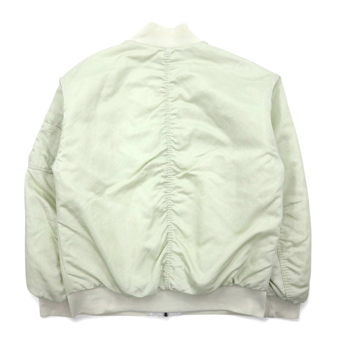 NIKE Sportswear Essential Reversible MA-1 Varsity Bomber Jacket Flight Jacket XS White Green Nylon Quilted FN3168-020