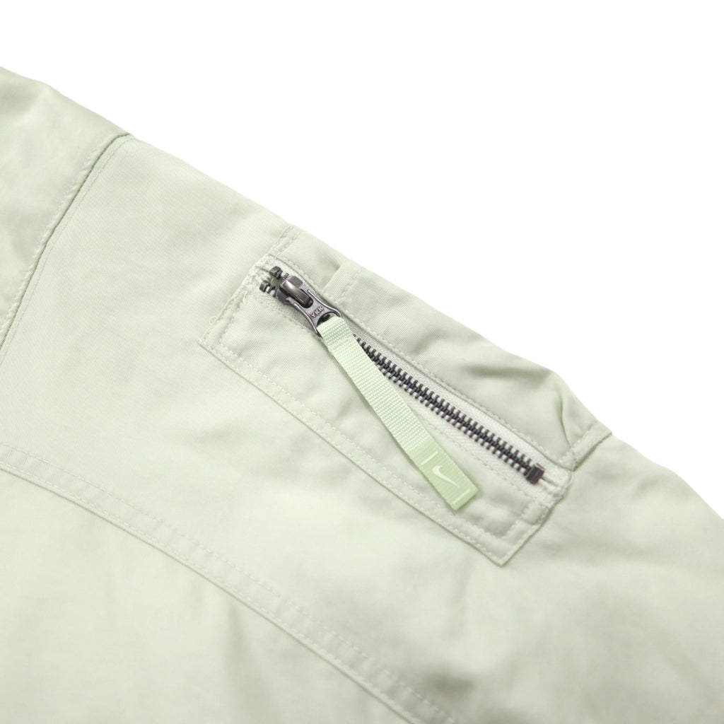 NIKE Sportswear Essential Reversible MA-1 Varsity Bomber Jacket Flight Jacket XS White Green Nylon Quilted FN3168-020