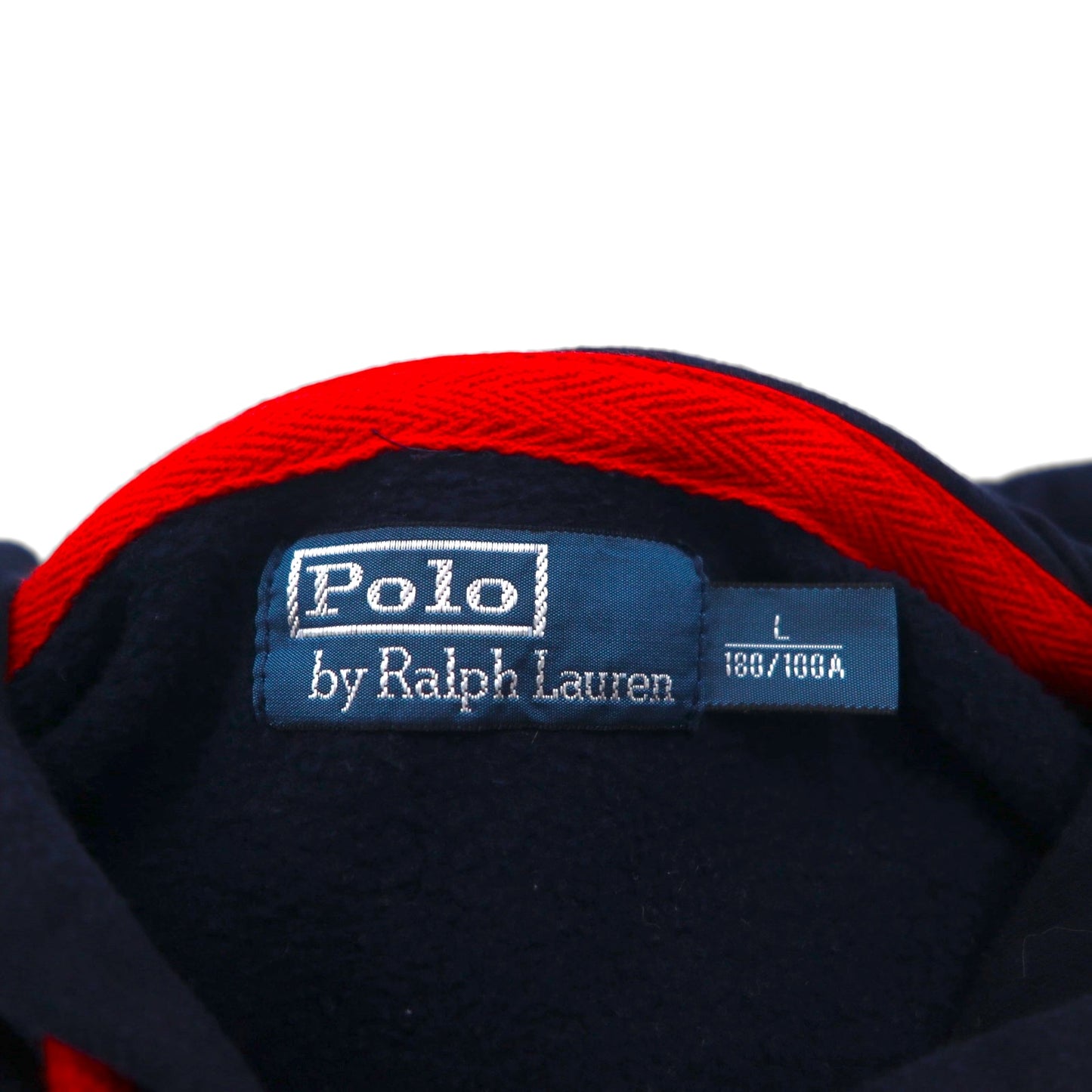 Polo Ralph Lauren 90s Big Pony Reverse Weave Jersey Set, Size L, Navy, Talon Zip