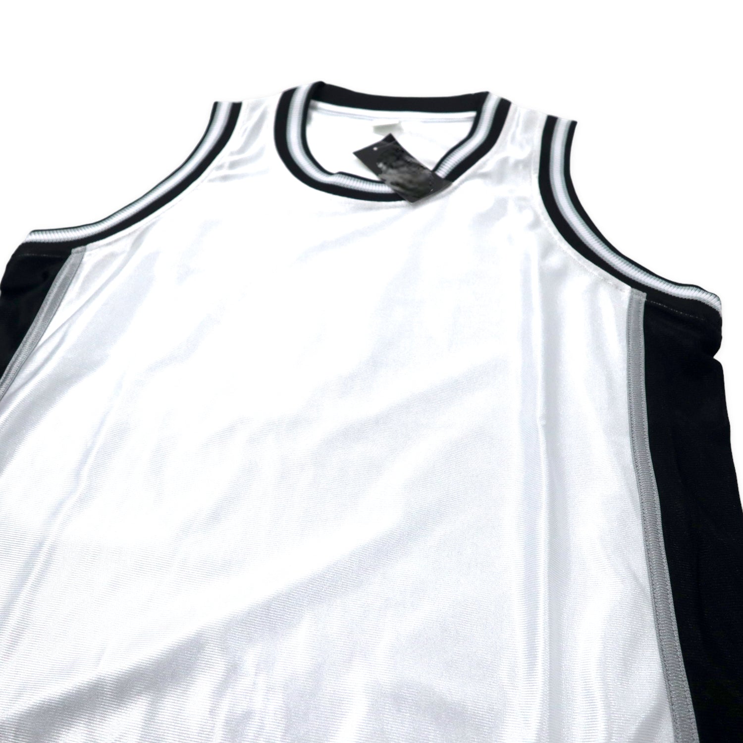 Basket Wear バスケタンク タンクトップ S ホワイト ブラック SPURS