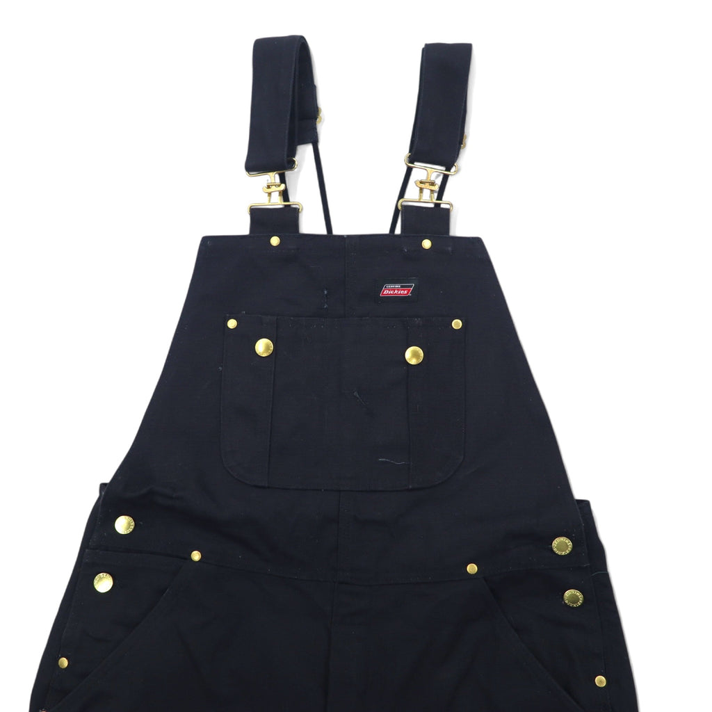 Dickies Duck Overalls Size 34 Black Cotton G6541BK