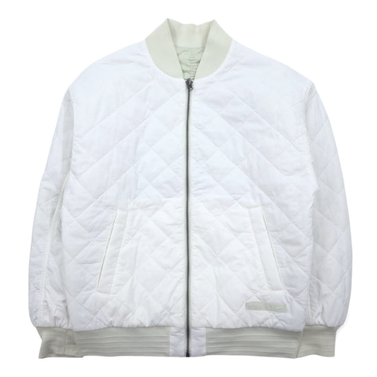 NIKE Sportswear Essential  リバーシブル MA-1 Reversible Varsity Bomber Jacket フライトジャケット XS ホワイト グリーン ナイロン キルティング FN3168-020