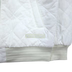 NIKE Sportswear Essential Reversible MA-1 Varsity Bomber Jacket Flight Jacket XS White Green Nylon Quilted FN3168-020