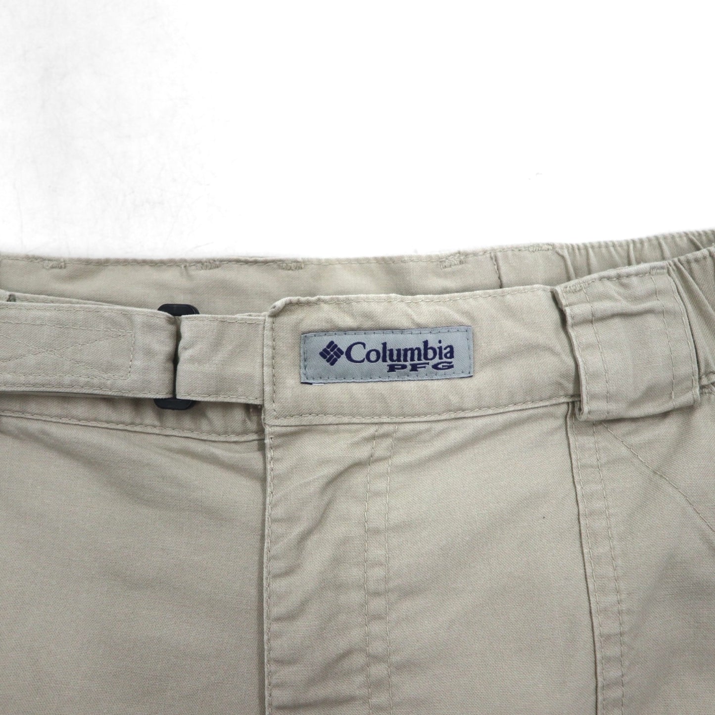 Columbia PFG Fishing Shorts Cargo Shorts Half Pants M Beige Cotton FM4011