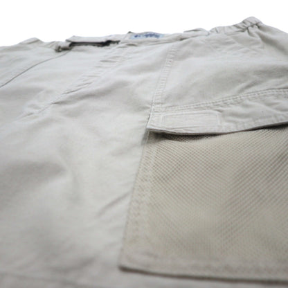 Columbia PFG Fishing Shorts Cargo Shorts Half Pants M Beige Cotton FM4011