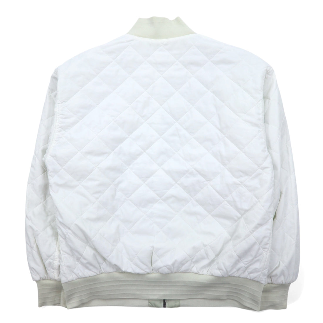 NIKE Sportswear Essential Reversible MA-1 Varsity Bomber Jacket Flight Jacket XS White Green Nylon Quilted FN3168-020