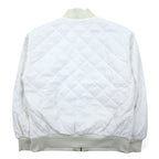 NIKE Sportswear Essential Reversible MA-1 Varsity Bomber Jacket Flight Jacket XS White Green Nylon Quilted FN3168-020
